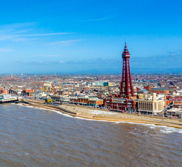 Aerial photograph of Blackpool Tower